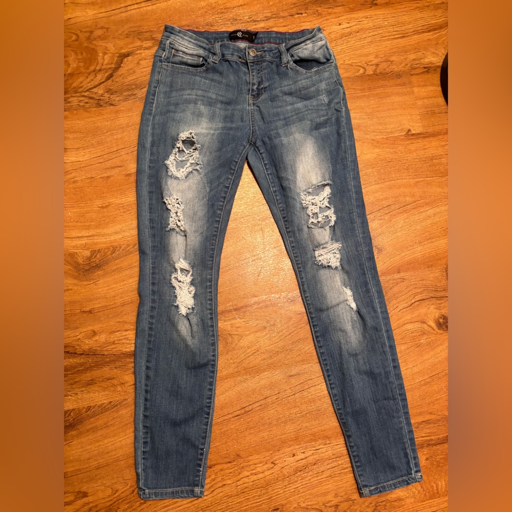 Distressed Cello Jeans